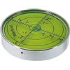 Generic 60 x 12 mm con magnete ad alta precisione orizzontale Bubble Custodia in alluminio Bullseye Spirit Bubble Livello superficiale Inclinometri rotondi, precisione 15 '/2, (con magnete)