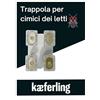 Catchmaster Trampa cimici dei Letti - 4 unità - Prodotto Potente Contro i parassiti - Compatibile con Fodere protettive - Monitor per cimici dei Letti