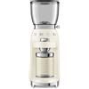 SMEG MACINA CAFFE, 50s STYLE, CGF01 PANNA