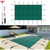 VEVOR Copertura per piscina rettangolare in rete di sicurezza 4,3 x 7,9 m Verde invernale per esterni