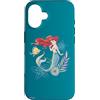 Disney La Sirenetta Ariel e Flounder The Sea Custodia per iPhone 16
