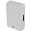 EMOS Campanello porta classica a 2 fili Gong bianco 1 melodia Ding-Dong volume 85dB cablato montaggio a parete rettangolare 230V