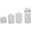 SuperLove Stimulating Penis Sleeve Set Transparent