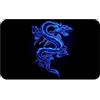 Silent Monsters Tappetino Mouse 36 x 25 cm, Drago blu, Bordo tagliato al laser, Durevoli, antiscivolo e silenzioso, gioco, ufficio, casa, lavabile, arrotolabile, Tappetini per il Gaming Mousepad