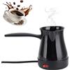 lvifloae Caffettiere elettrico Turco Caffettiere Arabo Caffetteria Greek Caffette Abs Acciaio in acciaio inossidabile Caffettiera (Nero)