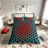 Homemissing Set biancheria da letto 3D a nido d'ape e Stereoscopico realistico