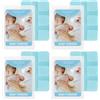 Scent-Hi Cera Profumata Si Scioglie, 100% Cera di Soia Naturale, 4 Pezzi Profumo di Borotalco per Bambini, per la casa per la Festa della Mamma, Natale, Spa