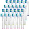 REDTRON Testine di ricambio per spazzolino elettrici Oral B, 24 pezzi Teste spazzolino adatto per Precision Clean, Testa spazzolino sostituzione per Vitality Smart Genius Series e altri