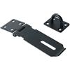 Sayayo Catenaccio Porta in Legno Serratura Porta Chiavistello Nero, Lucchetto Hasp Serrature in Acciaio Inox SUS304, Serratura Porta per Camera da Letto, Armadio, Cassetto, 108 MM, EMS9B