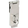 Sayayo Catenaccio Porta in Legno Serratura Porta Chiavistello, Lucchetto Hasp Serrature in Acciaio Inox SUS304, Serratura Porta per Camera da Letto, Armadio, Cassetto, 108 MM, Argento, EMS9