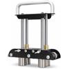 Bewinner Piegatrice Manuale per Lamiere Leggere, Angolo Regolabile 0-90°, Spessore 13-130 mm, Ideale per Coperture e Perline di Lamiera