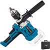 KATSU Tools Katsu FIT-BAT - Trapano per miscelazione di malta cementizia senza spazzole senza fili, 21 V, mandrino da 16 mm, velocità continua, cambio a 2 marce, miscelatore portatile per intonaco, trapano a foro