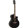 Yamaha APX600 BL Chitarra Acustica Elettrificata CutAway, Black, Nera