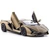 TGRCM-CZ 1/36 Lamborghini Sián FKP37 Casting Auto Modello, Lega di zinco Bambini Giocattoli Auto, Pull Back Veicolo Verde