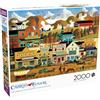 Buffalo Games - Charles Wysocki - Pete's Gambling Hall - Puzzle da 2000 pezzi per adulti - Puzzle impegnativo perfetto per serate di gioco - Dimensioni finite 38,50 x 26,50
