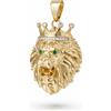 Gioielleria Lucchese Oro Ciondolo Testa di Leone Oro Giallo GL102360