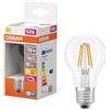 OSRAM Lampada LED Superstar forma lampadina A60 filamento dimmerabile, 2700 K bianco caldo, 5,9 W, E27, trasparente, 806 lm, per lampade da soffitto e da terra, 15.000 ore
