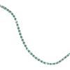 forme di Lucchetta - Collana Tennis Donna Argento 925 con Cristalli colore Quarzo o Smeraldo od Onice, lungo 40 o 45 cm, Abbinabile in Parure (Nero Onice, 45 cm)