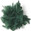 Baesics Spilla a forma di piuma, da donna, con piume di struzzo, stile vintage, accessorio per cappello, matrimonio, festa, carnevale, fascinator per blazer, abito da giacca, design floreale boho, TH