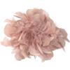 Baesics Spilla Piuma - Donna Soffice Piuma di Struzzo Spilla Stile Vintage Accessorio Cappello Sposa Matrimonio Festa Carnevale Fermaglio Capelli Fascinator per Blazer Vestito Giacca - Design Boho