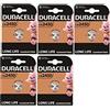 Duracell 5X Duracell Cr 2450 Lithium (5 Blister Da 1 Batteria) 5 Pile