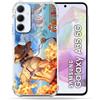 Cokitec Cover rinforzata per Samsung Galaxy A35 5G Manga One Piece Ace Color