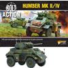 Warlord Games Auto blindata Humber MK II/IV dell'esercito britannico, scala 1:56/28 mm, in plastica, modellino in scala per miniature della Seconda Guerra Mondiale altamente dettagliate