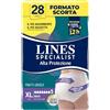 Lines Specialist Pants Maxi Unisex, Mutande Assorbenti per Incontinenza Donna e Uomo, Alta Protezione fino a 12h, Taglia L, Scorta Mensile, 4 Confezioni da 8 Unità
