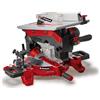 Einhell, troncatrice con banco superiore TE-MS 254 T (2000 W, Ø 254 mm lama, larghezza di taglio 130 mm, profondità di taglio 74 mm, incl. linea di taglio laser, funzione sega circolare da tavolo)