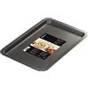 Chef Aid Teglia da forno antiaderente in acciaio al carbonio, rivestimento antiaderente resistente, adatta per frigorifero e congelatore, perfetta per prodotti da forno e arrosti, 39 cm x 25,5 cm,