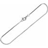 NKlaus bracciale in argento 925 19cm catena veneziana rotonda bracciale donna design catena 12479