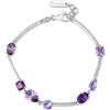 Brosway Bracciale Donna, Bracciale Rigido in Argento e Magic Purple | Collezione Fancy - FMP132