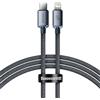 Baseus Capo Shine Serie Di Dadi Di Carrello Rapido USB Tipo C per Lightning 20W 1,2M Preto