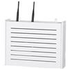 NOYHHAV scatola di immagazzinaggio Router Wireless creativo Parete Decorativa WiFi Rack Bianco