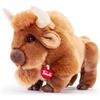 Trudi Bisonte Rocky Animali fattoria peluche, Regalo compleanno o Natale | 29x17x25cm taglia M | Classici fattoria | modello 69473