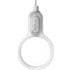 Ringke Buckle Finger Ring Strap, Anello da Dito in Policarbonato con Connettore Facile per Custodia per Cellulare, Auricolari, Chiavi, Ecc. - Matte Clear