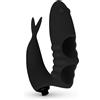 Easytoys - vibratore da dito in silicone nero 1 St