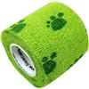 LisaCare Benda adesiva 5cm - Verde chiaro zampa 2 pz Bendaggio/i