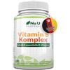 Complesso di vitamine B di Nu U Nutrition ad alto dosaggio 180 St