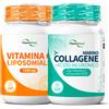 VitaminPure PROMO Vitamina C Liposomiale + Collagene Marino, Pelle, Elasticità &