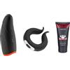 HUGBOX Sex Toy Kit Uomo 3 in 1 - Anello Vibrante, Masturbatore e Crema