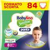 Babylino Sensitive Cotton Soft Pannolini Mutandina Taglia 8, Pants XXL