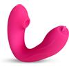 HUGBOX Sex Toy Vibratore Rabbit con Aspirazione - Stimolatore Clitorid