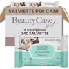BeautyCase Salviette Detergenti Animali al Muschio Bianco 240 St