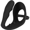 Black Velvets - Anello per pene/testicoli con plug - Stimolazione inte