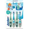 Jordan Step 2 Spazzolino per bambini 4 St