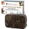 PraNaturals Sapone nero africano biologico 200 g