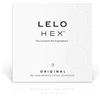 Lelo HEX Preservativi Original confezione da 3 1 pz Preservativi