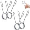 FFitness 4 Morsetti Ferma Peso - Collari da 50 mm per Bilanciere Olimp