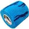 LisaCare benda coesiva - Blu cavallo - 5cm x 4,5cm 1 pz Fasciatura